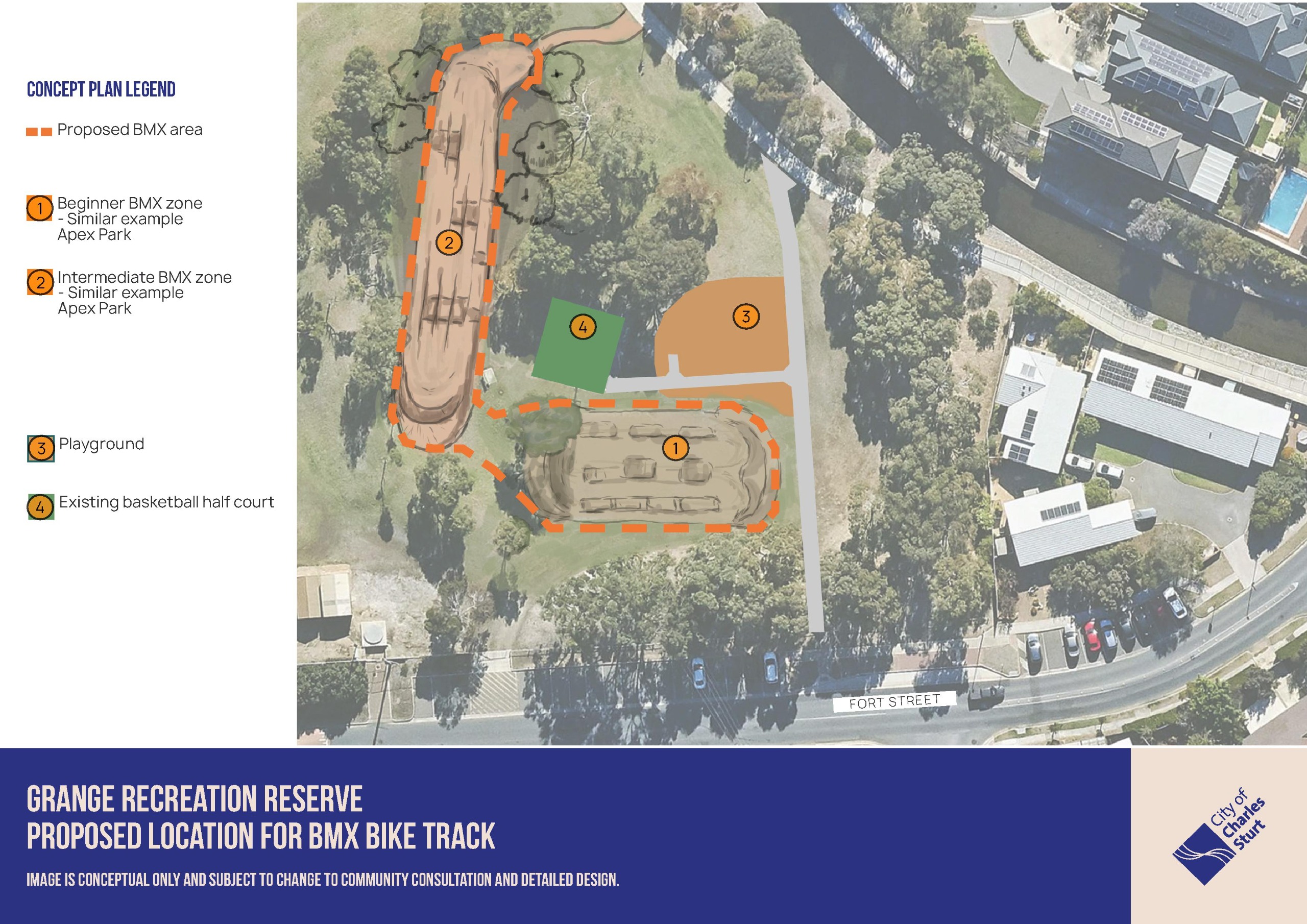 Concept Plan for BMX Track 