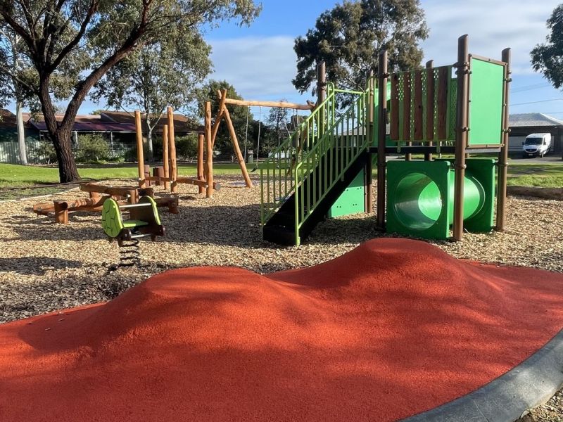 Recently renewed Nedford Reserve playground