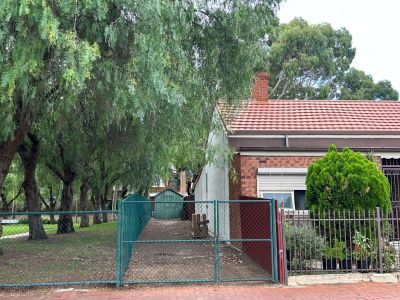 Fenced off area at Parfitt Square